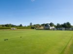 Isle Of Thorns, Sussex/uk - September 11 : Lawn Bowls Match At I Stock Photo