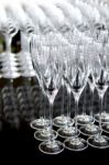 Champagne Glasses Stock Photo