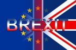 Brexit Flags Means Kingdom Britain Politics And Remain Stock Photo