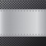 Metal Background. Black And Silver Steel Background. Abstract Background Stock Photo