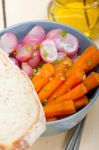 Steamed  Root Vegetable On A Bowl Stock Photo