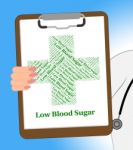 Low Blood Sugar Shows Poor Health And Afflictions Stock Photo