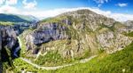 Canyon De Verdon, The Verdon Gorge,  France, Provence Stock Photo