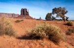 Scenic View Of Monument Valley Utah Usa Stock Photo