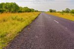 Landscape In Botswana Stock Photo