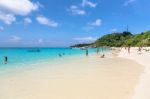 Tourist On The Beach At Koh Miang In Mu Koh Similan, Thailand Stock Photo