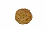 Oatmeal Cookies On White Background Clipping Path Stock Photo