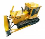 Heavy Crawler Bulldozer  Isolated Stock Photo