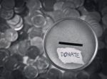 Donation Box Stock Photo