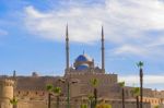 Old Mosque In Citadel, Cairo, Egypt Stock Photo