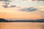 View Of Khong River Stock Photo