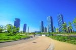 Incheon, South Korea - May 20 : Songdo Central Park Is The Green Space Plan,inspired By Nyc. Photo Taken May 20,2015 In Incheon, South Korea Stock Photo