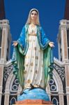 Holy Mary Statue Stock Photo