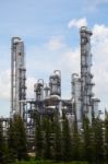 Petrochemical Plant Stock Photo