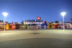 Carlsbad, Ca, Feb 5: Legoland In Sunset, February 5, 2014, Is A Stock Photo