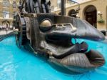 The Navigators By Sculptor David Kemp At Hays Galleria In London Stock Photo