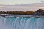 Beautiful Background With Amazing Powerful Niagara Waterfall Stock Photo