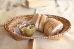 Bread In Basket Stock Photo