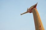 Head Of Swan From Suphannahong Boat, Wat Cha Lor Temple, Thailan Stock Photo