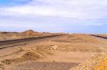 Eastern Desert Landscape In Egypt Stock Photo