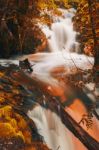 Knyvet Falls In Cradle Mountain Stock Photo