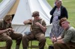 Wartime Re-enactment At Shoreham Airshow Stock Photo