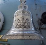 Hms Belfast Ship's Bell Stock Photo