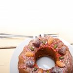 Chestnut Cake Bread Dessert Stock Photo