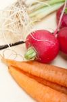 Raw Root Vegetable Stock Photo