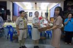 Student 9-10 Years Old, Teacher Award In Scouting, Scout Camp In Bangkok Thailand Stock Photo