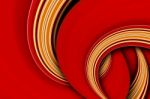 Red Color Curve Scene Stock Photo