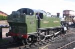 British Steam Train Stock Photo