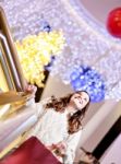 Beautiful Young Woman Holding Shopping Bags Stock Photo