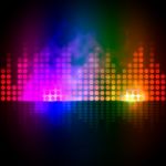 Music Equalizer Background Shows Pulse Track Or Sound Frequency
 Stock Photo