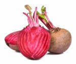 Beetroot Isolated On The White Background Stock Photo