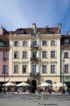 A View Of The Old Market Square In Warsaw Stock Photo