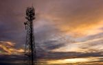 Mobile Phone Communication Antenna Tower Stock Photo