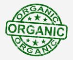 Organic Stamp Stock Photo