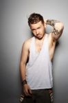 Young Tattooed Male Stock Photo