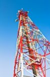 Telecommunication tower Stock Photo