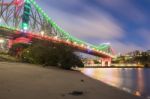 Story Bridge In Brisbane Stock Photo