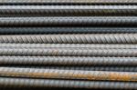 Bars Of Reinforced Steel Stock Photo