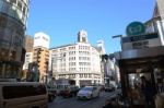 Ginza, Japan - Nov 26 : Ginza Crossroad, Landmark Of Ginza Shopp Stock Photo