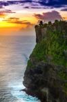 Uluwatu Temple In Bali, Indonesia Stock Photo