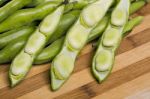 Broad Beans Stock Photo