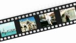 Venice On Film Strip Stock Photo