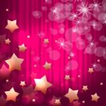 Background Stars Indicates Light Burst And Glaring Stock Photo