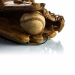 Vintage Baseball Stock Photo