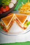 Club Sandwich Stock Photo