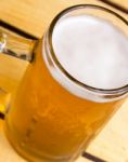 Glass Of Beer Indicates Lagers Tavern And Ales Stock Photo